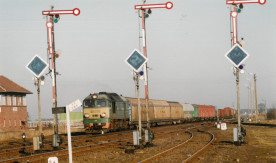 Lokomotywa serii ST44-1105 z pociągiem towarowym nr TPGS 58161 relacji...
